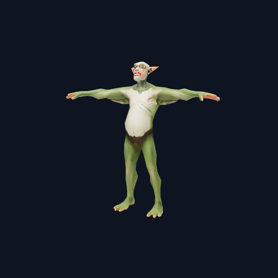 Goblin Creature Rigged Model Pack